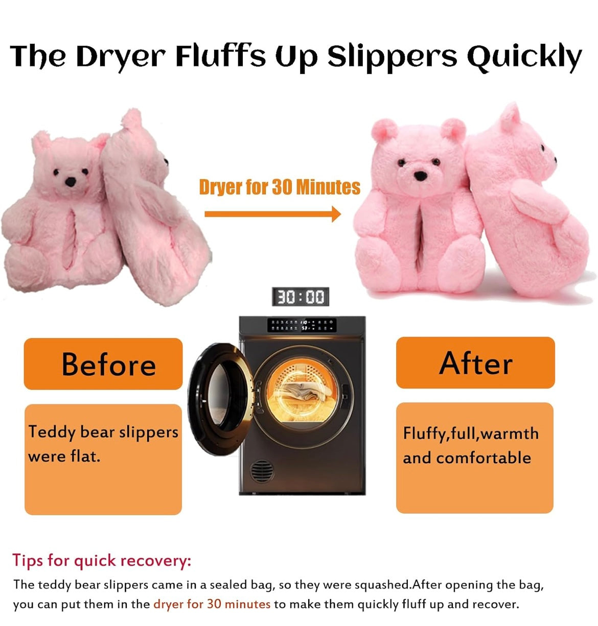 Kids TeddyBear Slippers