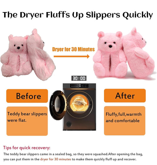 Kids TeddyBear Slippers